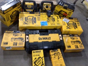 Mix lot of Dewalt Jumper box, Charger and more, Customer returns, Review all pictures