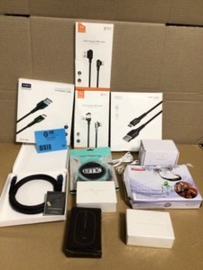 Mix lot of USB chargers, Headphone, Review all pictures