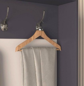Black and Grey Wood 75.4 in. H x 31.5 in. W Shoe Storage Cabinet with Coat hooks