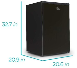 BlackDecker Compact 4.3 cu ft. Energy Star Black Mini Refrigerator