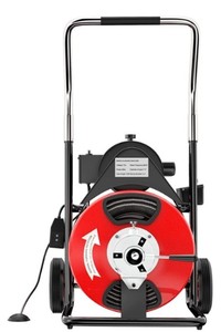Lot of Two VEVOR 100 ft. x 12 in. Electric Drain Auger 550W Sewer Snake Drill Cleaner Machines