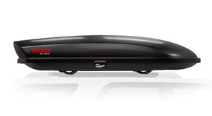 Yakima Skybox 12 Carbonite Aerodynamic Black Vehicle Rooftop Cargo Box