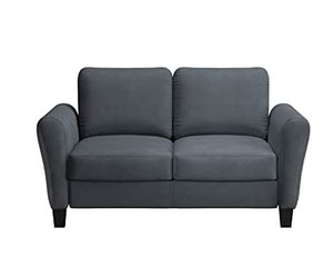 Lifestyle Solutions Watford Dark Grey Loveseat