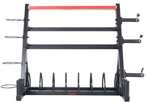Sunny Health & Fitness All-in-One Weights Storage Rack Stand