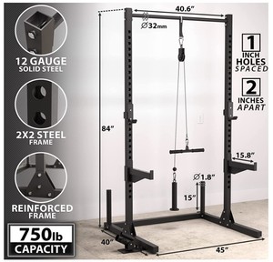 Synergee Squat Stand Rack with Pulley System