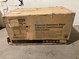 Royal Gourmet� - ZH Series 3-Burner Cabinet Gas  Charcoal Grill Combo
