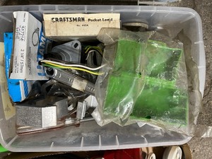 Misc lot head lights car parts and hardware