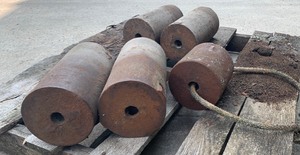 lot 44 image: Antique Tractor Weights