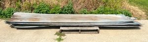 lot 790 image: Reclaimed Vintage Corrugated Barn Tin