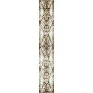 lot 43 image: Unique Loom Sofia Albert Brown 2 0 x 13 0 Runner Rug