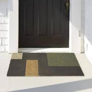 lot 47 image: FC Tiled 18 x 30 Coir Door Mat