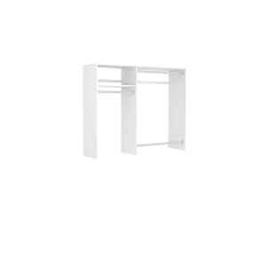 lot 48 image: Closet Evolution 36 in. W - 60 in. W White Wood Closet System