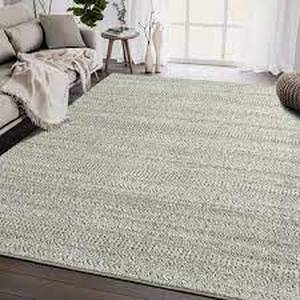 lot 80 image: StyleWell Chaiis BeigeGray 8 ft. x 10 ft. Global Area Rug