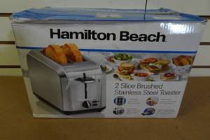 lot 12 image: Hamilton Beach 2 Slice Stainless Steel Toaster