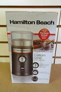 lot 13 image: Hamilton Beach Custom Grind Coffee Grinder