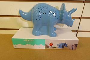 lot 17 image: Pillowfort Blue Dinosaur Night Light