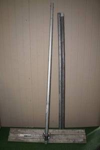 lot 52 image: Anvil Magnesium Bull Float Blade with Handle and Extensions