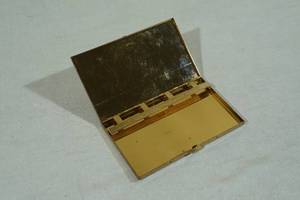 lot 95 image: Volupte Gold Tone Cigarette Case