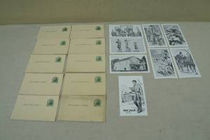 lot 99 image: Early 20th Century Postage Paid Post Cards with Vintage Abe Lincoln Post Cards