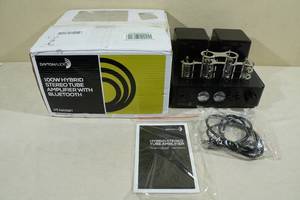 lot 102 image: Dayton Audio 100W Hybrid Stereo Tube Amp with Bluetooth - HTA100BT
