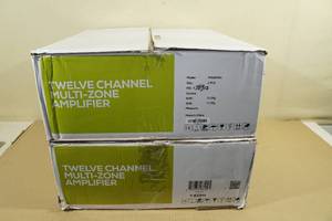 lot 109 image: 2 BROKEN 12 Channel Multi-Zone Amplifiers - NO Power