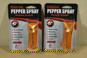lot 127 image: 2 Cheetah Pepper Sprays
