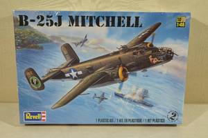lot 137 image: Revell B-25J Mitchell Plastic Model Kit