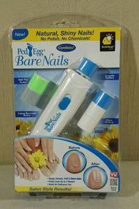 lot 183 image: Ped Egg Bare Nails Cordless Nail Kit