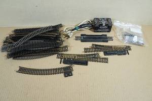lot 194 image: Allstate HO Gauge Train Track and Transformer