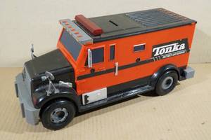lot 199 image: Tonka Security and Savings Armored Truck Bank with Lights and Sounds
