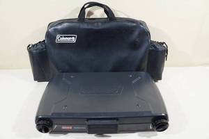 lot 241 image: Coleman 2 Burner Propane Camping Stove with Case