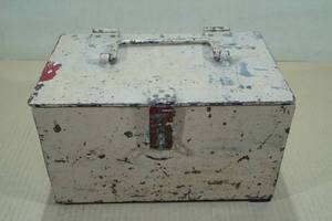 lot 172 image: Heavy Duty Steel Lock Box with Tray