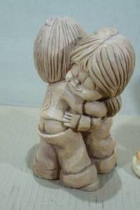 lot 170 image: 4 Vintage Candles with FannyKings Figurine