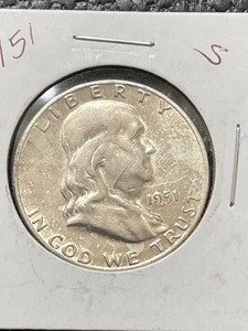 1951-S Franklin Half Dollar