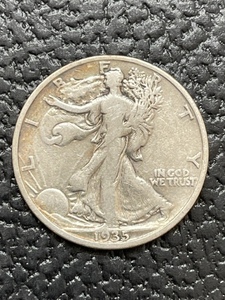 1935 Walking Liberty Half Dollar