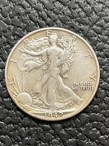1942-S Walking Liberty Half Dollar