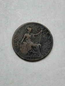 1896 Half Penny