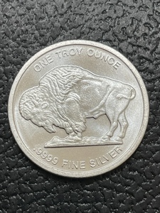 1 Ounce .999 Fine Silver Round