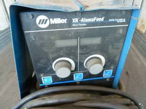 lot 7 image: Miller XR Aluma Feed Welder # WF1057 & W1063