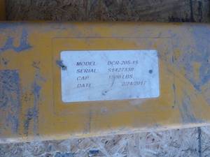 lot 22 image: Fork Lift Barrel Hoist