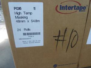 lot 34 image: Intertape High Temp Masking Tape #10