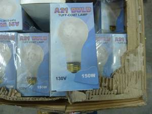 lot 36 image: Bulbs 150 watt #12