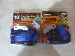 2 Keeper Cam Buckle Tie-Downs