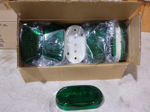 Case of Lecor Green Marker Lights