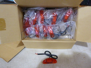 Case of Peterson Manufacturing  Red Marker Lights