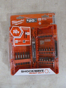 Milwaukee 24 Piece Impact Driver Bit Set