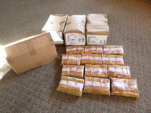 4 Cases of Red Heart Kiss Yarn