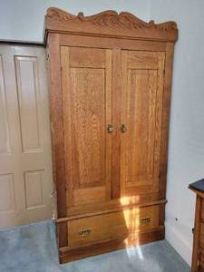 Beautiful Antique Armoire with Drawer