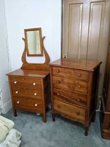 Small Chest of Drawers and Vanity