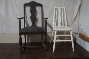 Vintage wood chairs